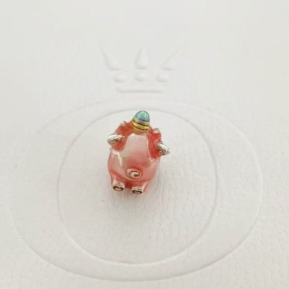 Pandora Flying Unicorn Pig Charm - Picture 2 of 5